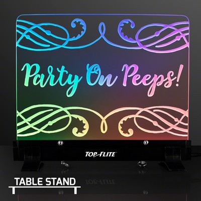 LED Lighting Write-On Board Sign - PRINTED